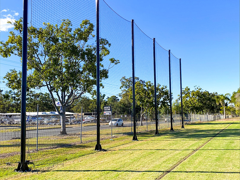 Soccer Barrier Installation